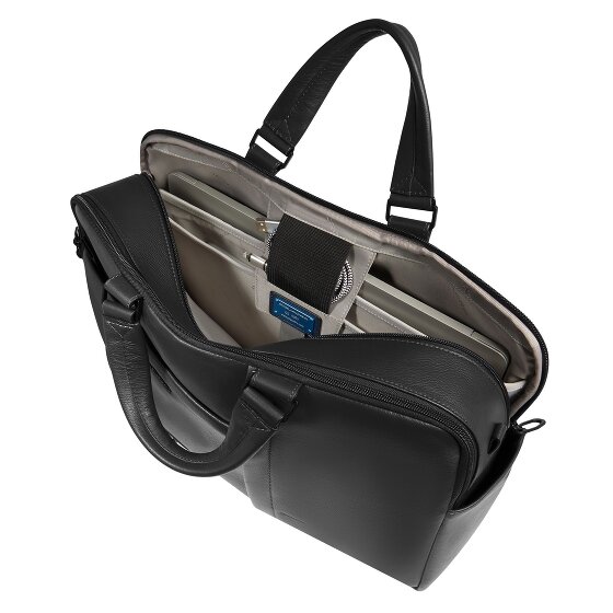 Piquadro Russel Aktentasche RFID Schutz Leder 40 cm Laptopfach
