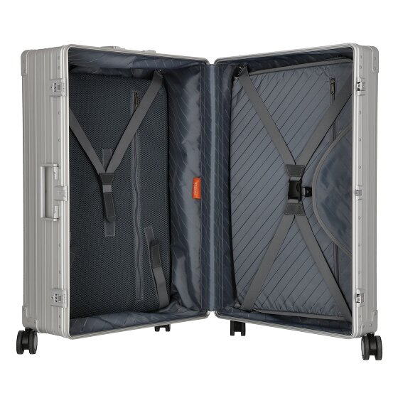 Aleon Traveler Macro 4-Rollen Trolley 77 cm mit Kleidersack