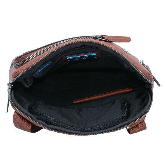 Piquadro Black Square Umhängetasche Leder 24 cm