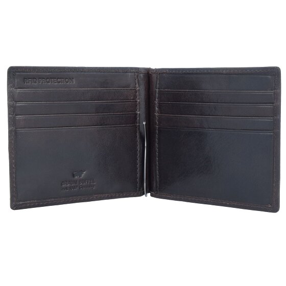 Braun Büffel Arezzo Kreditkartenetui RFID Leder 12 cm