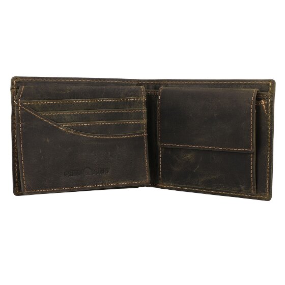 Greenburry Vintage Geldbörse Leder 13 cm