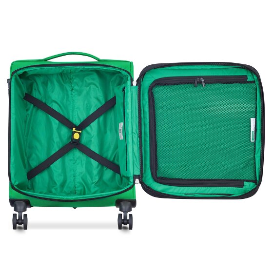 Delsey Paris x Colors Benetton Color Block 4-Rollen Kabinentrolley 55 cm mit Dehnfalte