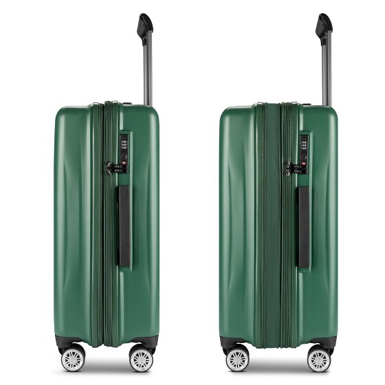 Bric's Cervia 2.0 4 Rollen Kabinentrolley 77 cm Laptopfach mit Dehnfalte