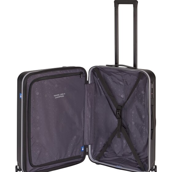 Travelite travelite x NFL 4 Rollen Trolley M 67 cm mit Dehnfalte