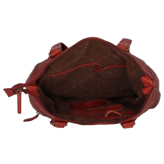 Greenland Nature Femi & Nine Schultertasche Leder 35 cm
