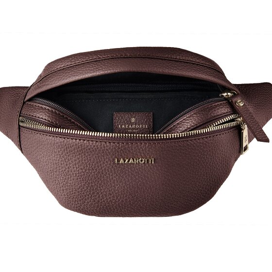 Lazarotti Bologna Leather Double-Zip Gürteltasche Crossbody Leder 25 cm