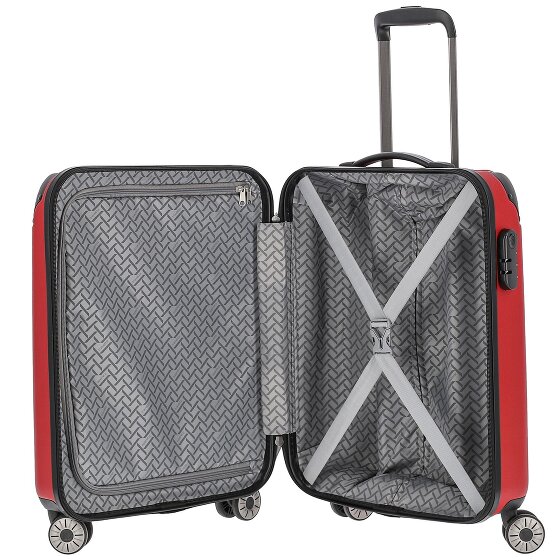 Travelite City S 4-Rollen Kabinentrolley 55 cm