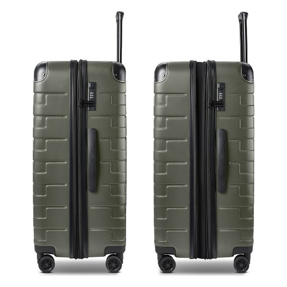 Tonino Lamborghini Milano 4 Rollen Trolley L 72 cm mit Dehnfalte