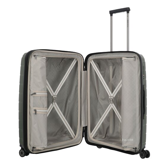 Travelite Air Base 4 Rollen Trolley 67 cm mit Dehnfalte