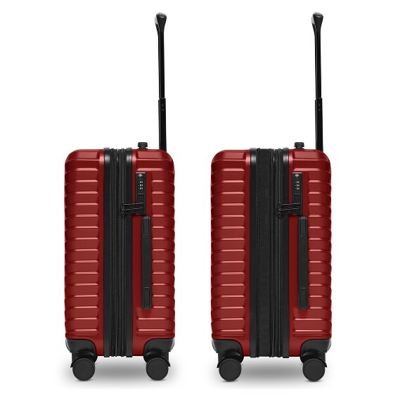 Redolz Essentials 18 4 Rollen Kabinentrolley 55 cm mit Dehnfalte