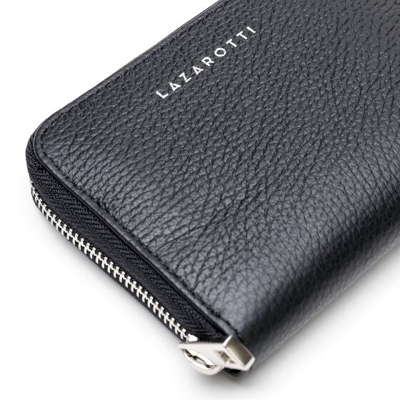 Lazarotti Milano Leather Geldbörse Leder 13,5 cm