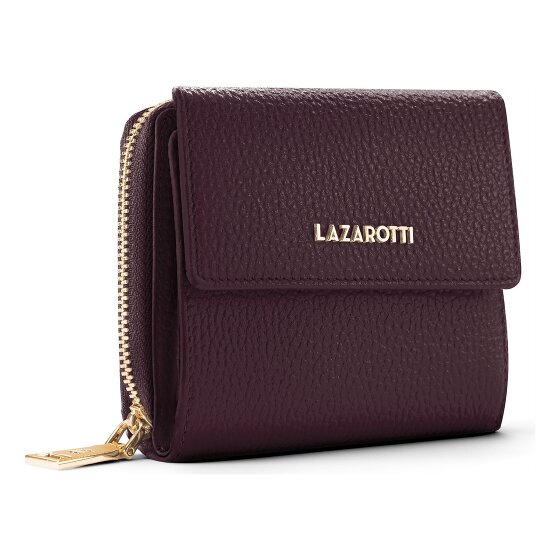 Lazarotti Bologna Leather Zip-Around Geldbörse Leder 12 cm