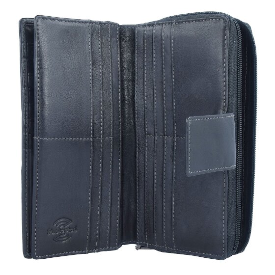 Greenland Nature Black Nappa Geldbörse RFID Leder 20 cm