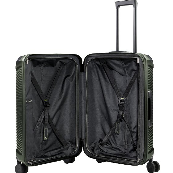 Travelite Millennium 4 Rollen Trolley 67 cm mit Dehnfalte