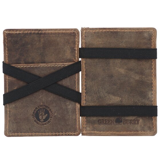 Greenburry Vintage Geldbörse Leder 7.5 cm