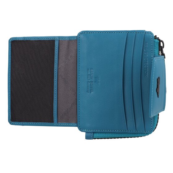 Braun Büffel Capri Kreditkartenetui RFID Schutz Leder 11 cm