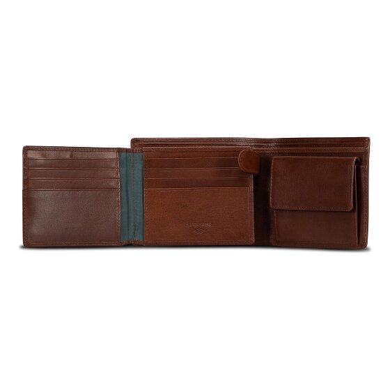 Jost Vardo Geldbörse RFID Schutz Leder 12 cm