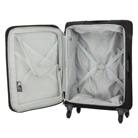 Samsonite Citybeat 4 Rollen Trolley 66 cm mit Dehnfalte