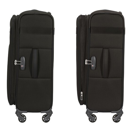 Samsonite Citybeat 4 Rollen Trolley 66 cm mit Dehnfalte