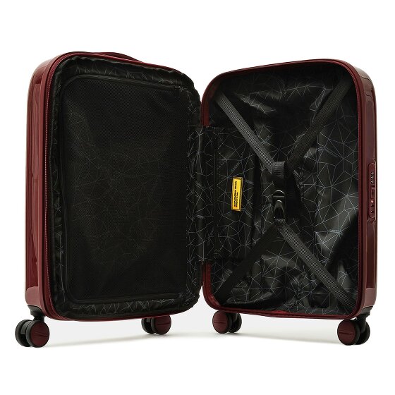 Mandarina Duck Logoduck + Metal 4 Rollen Trolley S 55 cm mit Dehnfalte