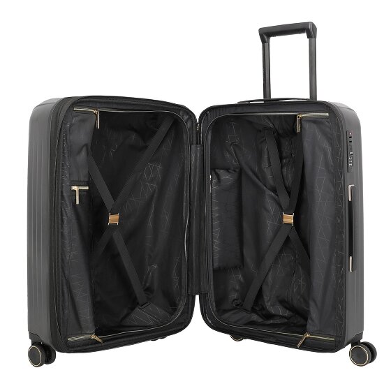 Travelite Barbara Novelty 4 Rollen Kofferset 3-teilig mit Dehnfalte