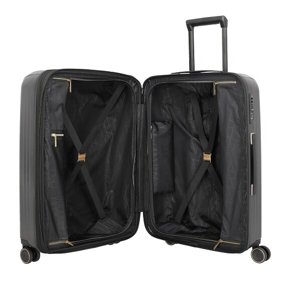 Travelite Barbara 4 Rollen Kofferset 3-teilig mit Dehnfalte