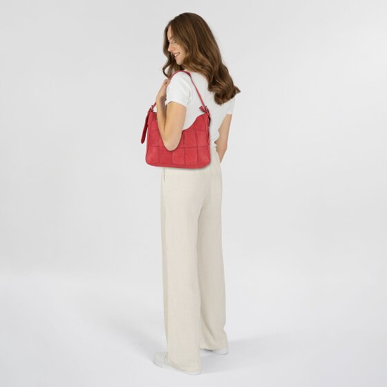 Taschendieb Wien Malvengasse Schultertasche Leder 31 cm