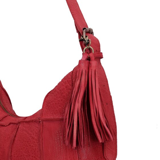 Taschendieb Wien Malvengasse Schultertasche Leder 31 cm