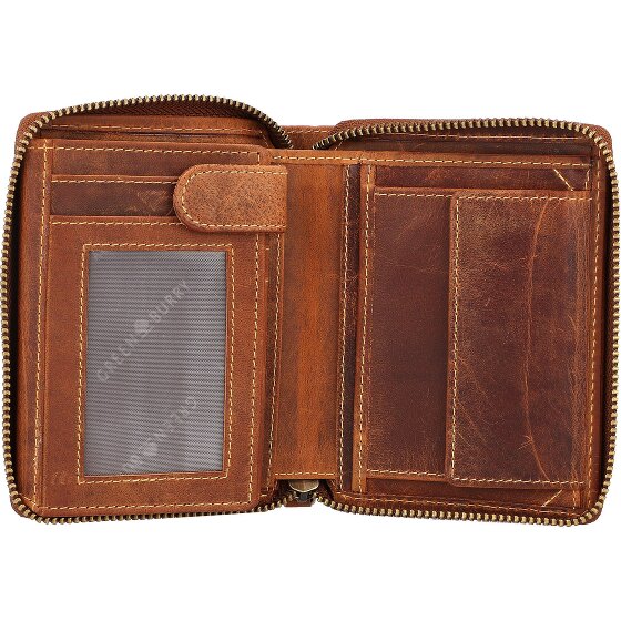 Greenburry Vintage Geldbörse Leder 12.5 cm