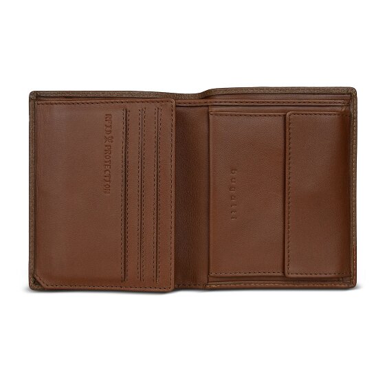 bugatti Due Geldbörse RFID Schutz Leder 9 cm