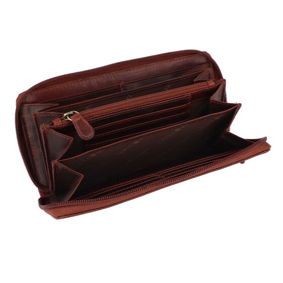 Greenburry Rugged Geldbörse RFID Schutz Leder 19 cm