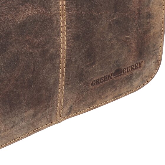 Greenburry Vintage Umhängetasche Leder 20 cm