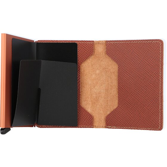 Secrid Slimwallet Saffiano Kreditkartenetui RFID Leder 7 cm