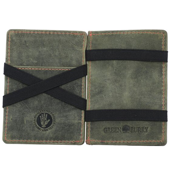 Greenburry Vintage Geldbörse Leder 7.5 cm