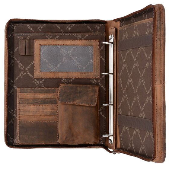 Greenland Nature Montenegro Collegemappe Leder 34 cm Greenland Nature Montenegro Collegemappe Leder 34 cm