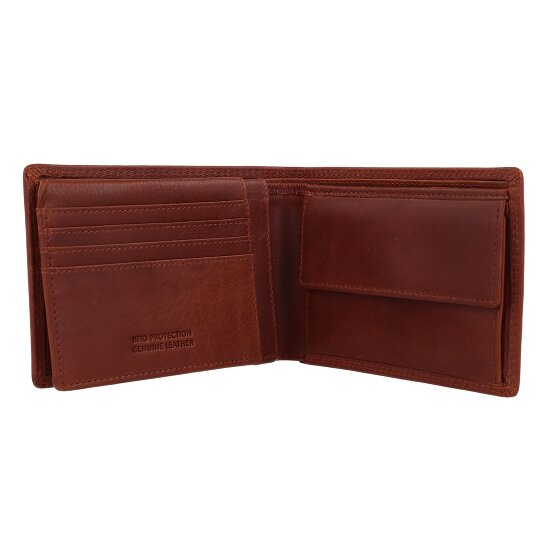 Greenburry Vintage Geldbörse RFID Schutz Leder 12.5 cm