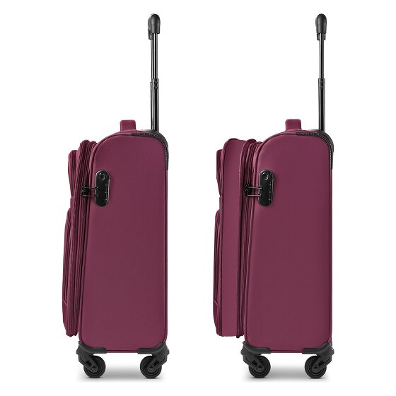 Smartbox Edition 04 4 Rollen Kabinentrolley 55 cm mit Dehnfalte