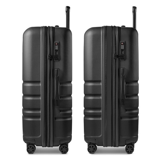 Redolz Pro ABS 4 Rollen Trolley 74 cm mit Dehnfalte