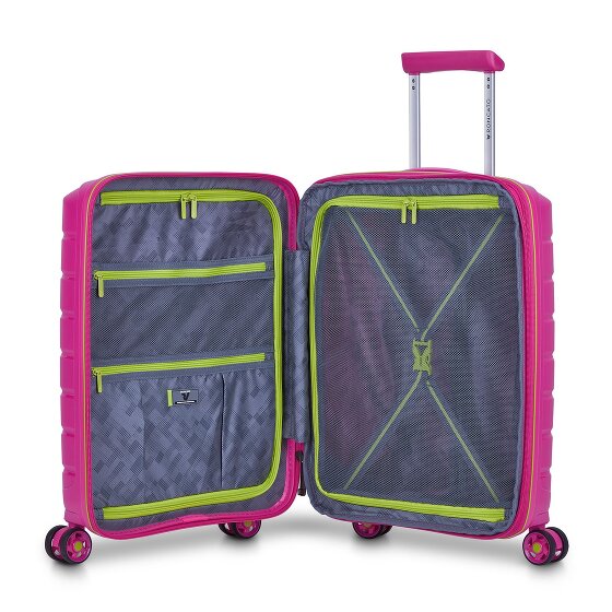 Roncato B-Flying Move 4 Rollen Kabinentrolley 55 cm mit Dehnfalte