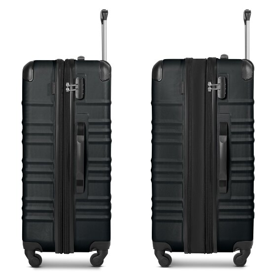 Wenger Amplar Evo 4 Rollen Trolley L 75 cm mit Dehnfalte