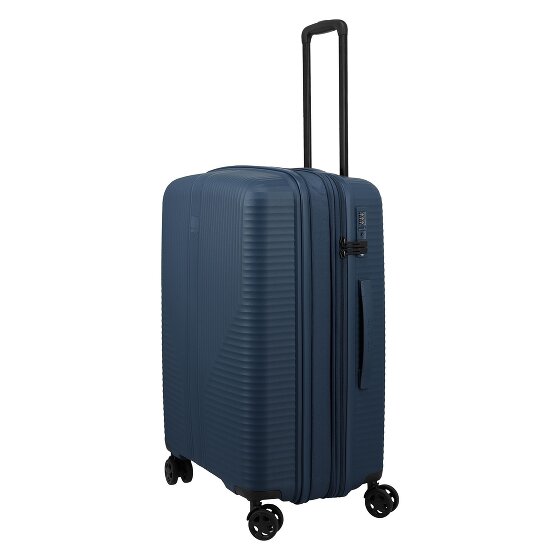 Travelite Air Stripe 4 Rollen Kofferset 3-teilig mit Dehnfalte