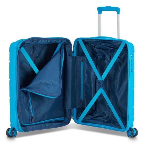 MODO by Roncato Starlight 3.0 4 Rollen Kabinentrolley 55 cm mit Dehnfalte