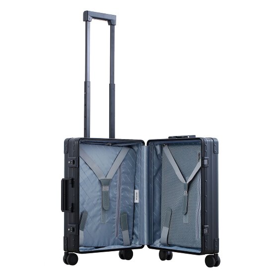 Aleon Traveler International 4-Rollen Kabinentrolley Aluminium 55 cm