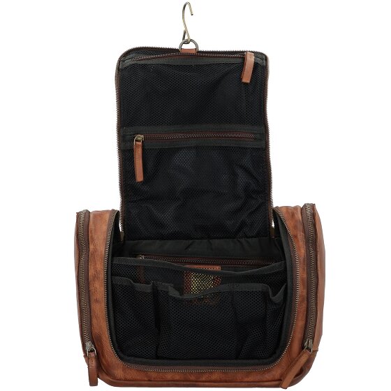 Harbour 2nd Cool Casual Kulturbeutel Leder 28 cm