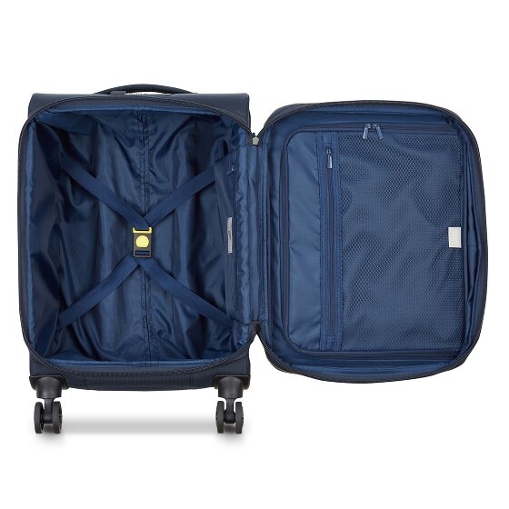 Delsey Paris Brochant 3 4 Rollen Kabinentrolley 55 cm mit Dehnfalte