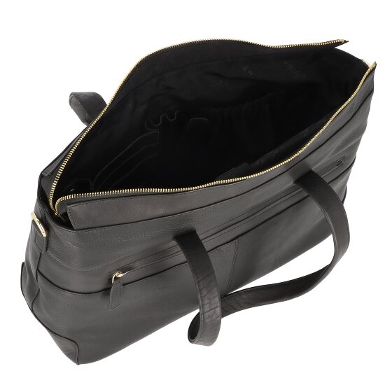 Plevier Edge Aktentasche RFID Schutz Leder 40 cm Laptopfach