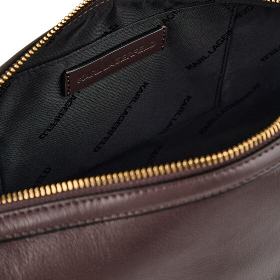 Karl Lagerfeld Autograph Schultertasche Leder 35 cm