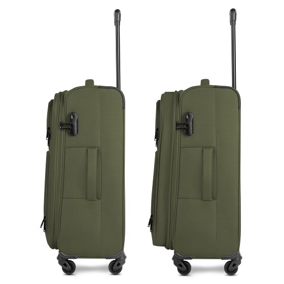 Smartbox Edition 04 4 Rollen Kofferset 3-teilig mit Dehnfalte