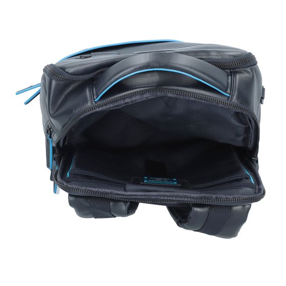 Piquadro Blue Square Revamp Business-Rucksack Leder 37 cm Laptopfach