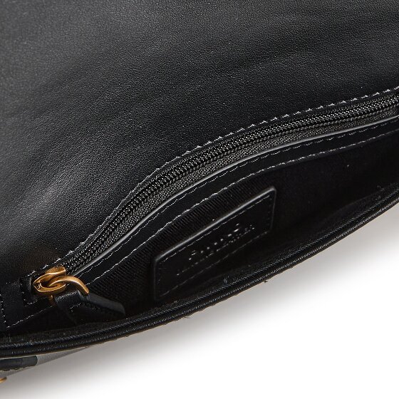 PINKO Love Soft Clutch Tasche Leder 19.5 cm